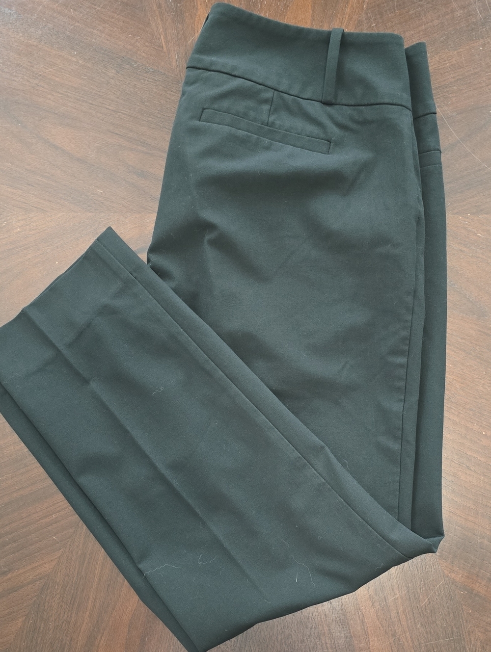 Black Cropped Dress Pants